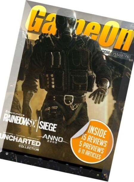 GameOn – February 2016 Cover