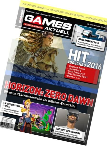 Games Aktuell Magazin – Februar 2016 Cover