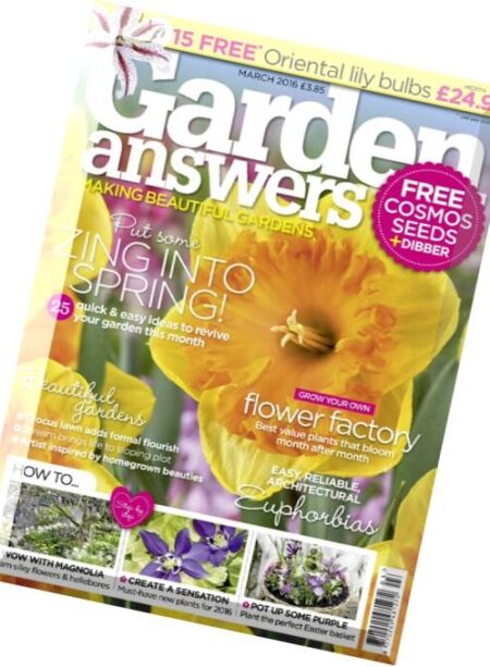 Garden Answers – March 2016 Cover