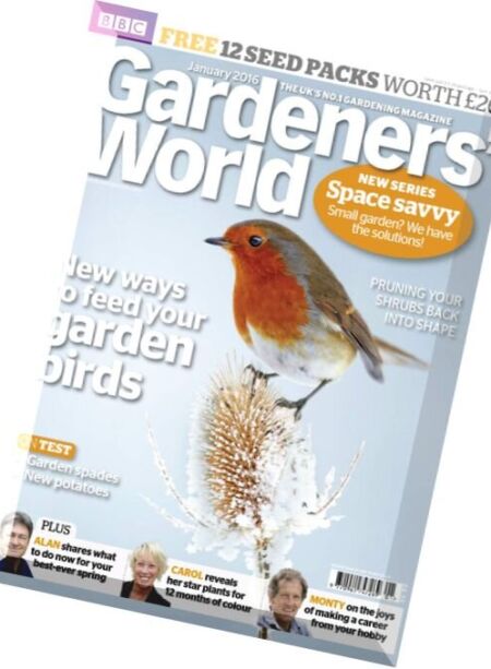 Gardeners’ World – January 2016 Cover
