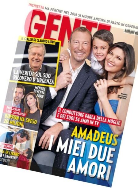 Gente Italia – 19 Gennaio 2016 Cover