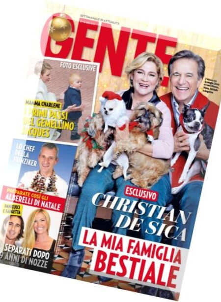Gente Italia – 29 Dicembre 2015 Cover