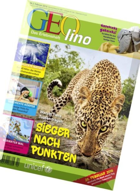 Geolino – Februar 2016 Cover