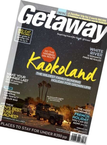 Getaway – February 2016 Cover