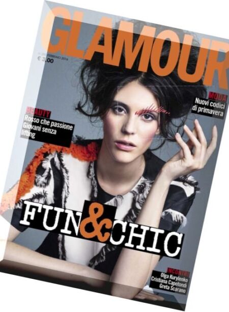 Glamour Italia – Febbraio 2016 Cover