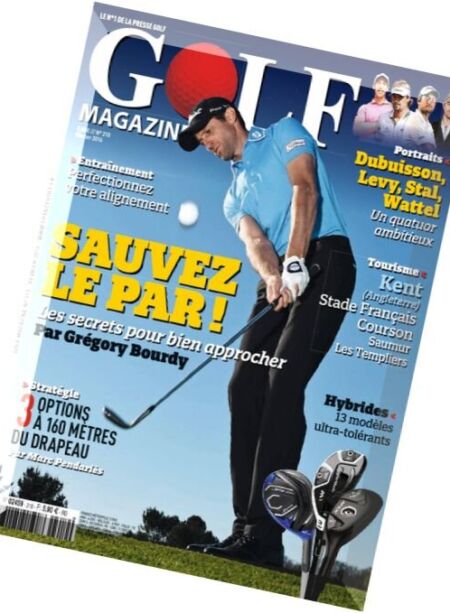 Golf Magazine – Fevrier 2016 Cover
