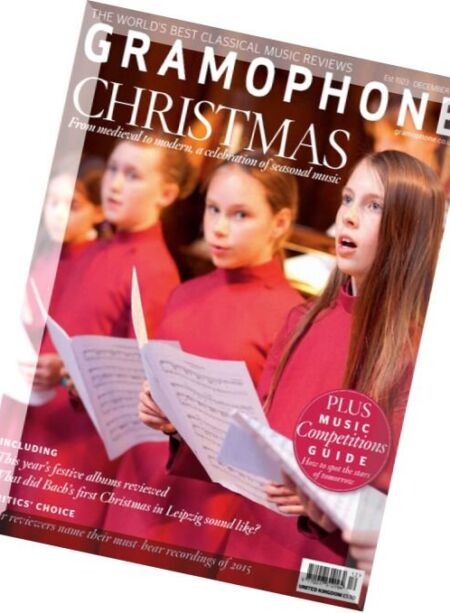 Gramophone – December 2015 Cover