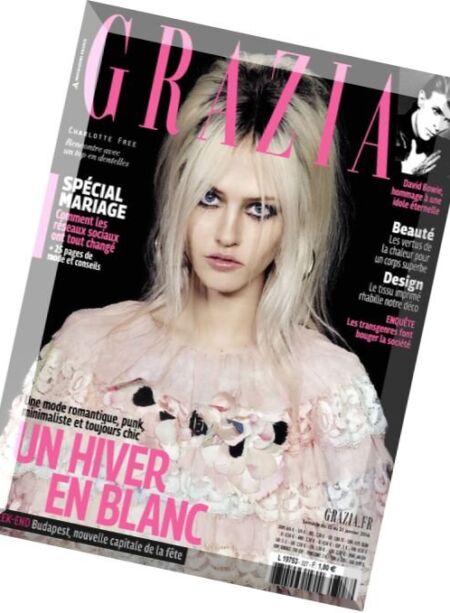 Grazia France – 15 au 21 Janvier 2016 Cover
