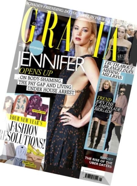 Grazia UK – 4 January 2016 Cover