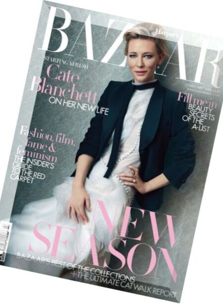 Harper’s Bazaar UK – February 2016 Cover