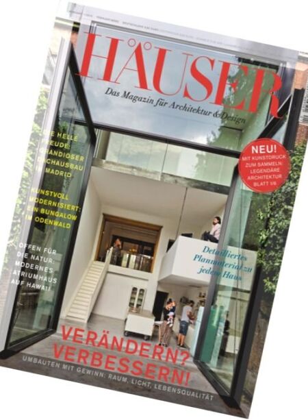 Hauser – Februar-Marz 2016 Cover