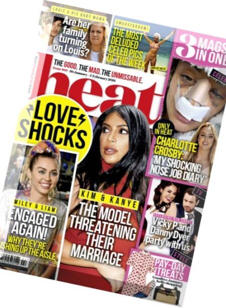 Heat UK – 30 January 2016 Cover