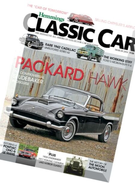Hemmings Classic Car – March 2016 Cover