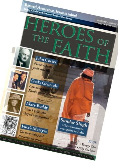 Heroes of the Faith – January-March 2016 Cover