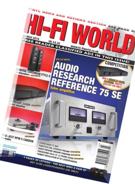 Hi-Fi World – March 2016 Cover