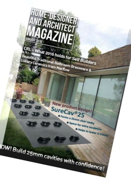 Home Designer and Architect – January 2016 Cover