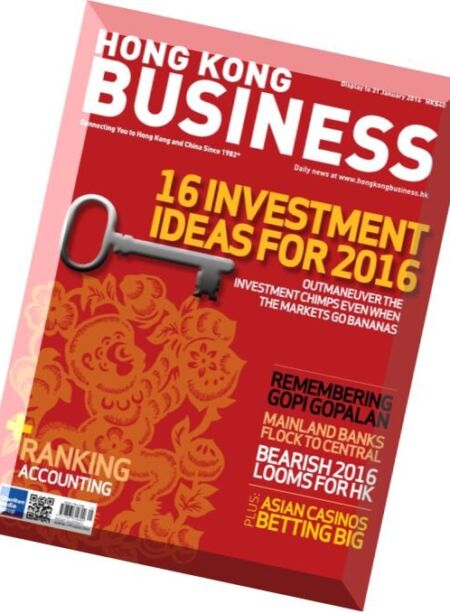 Hong Kong Business – January 2016 Cover