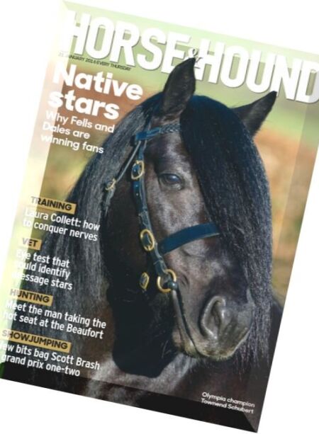Horse & Hound – 21 January 2016 Cover