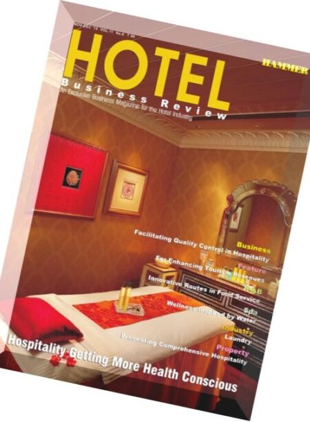 Hotel Business Review – November-December 2015 Cover