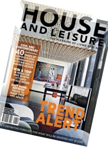House and Leisure – January-February 2016 Cover