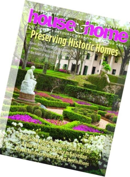 Houston House & Home Magazine – January 2016 Cover