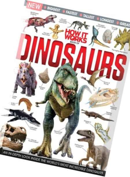 How It Works – Book Of Dinosaurs Second Edition Cover