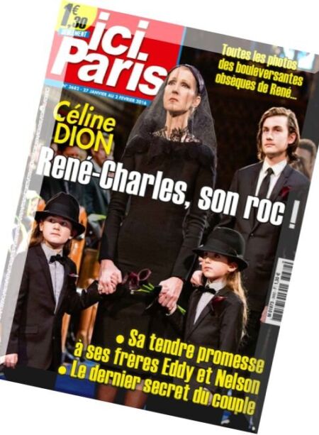 Ici Paris – 27 Janvier au 2 Fevrier 2016 Cover