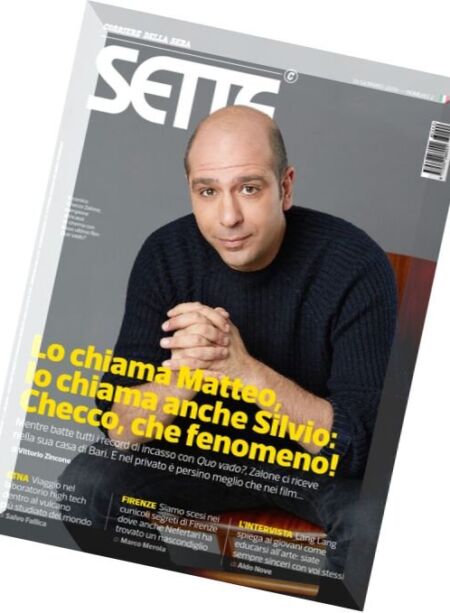 Il Corriere della Sera Sette – 15.01.2016 Cover