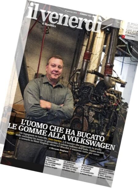 Il Venerdi di Repubblica – 22.01.2016 Cover