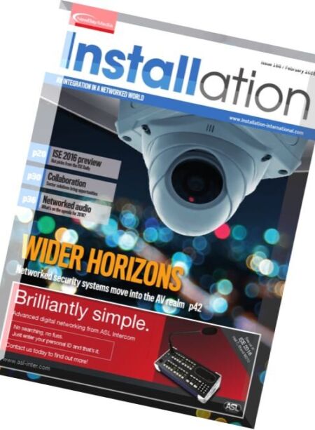 Installation Magazine – February 2016 Cover