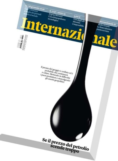 Internazionale – 22 Gennaio 2016 Cover