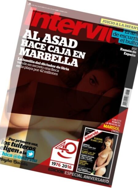 Interviu – 18 Enero 2016 Cover