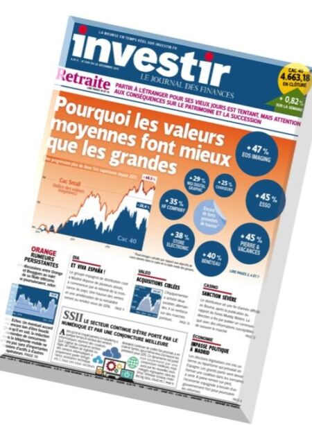 Investir – 26 Decembre 2015 Cover