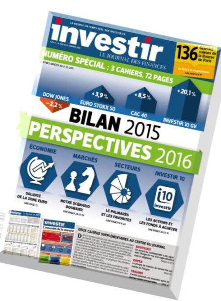 Investir – 9 Janvier 2016 Cover