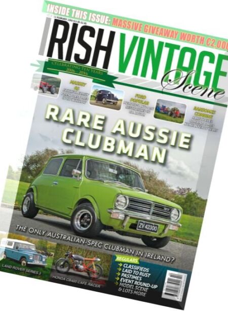 Irish Vintage Scene – February 2016 Cover