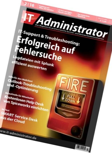 IT-Administrator – Februar 2016 Cover