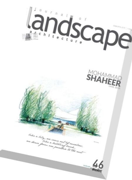 Journal of Landscape Architecture – N 46 Cover
