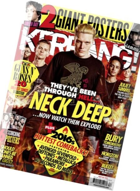 Kerrang! – 30 January 2016 Cover