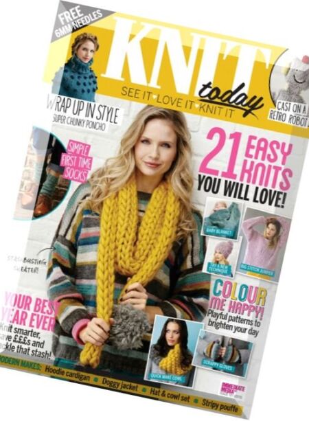Knit Today – February 2016 Cover