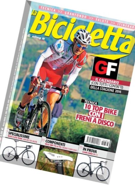 La Bicicletta – Febbraio 2016 Cover