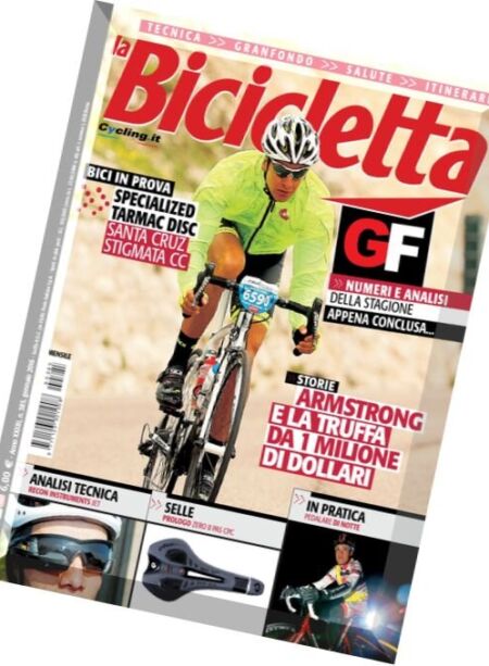 La Bicicletta – Gennaio 2016 Cover