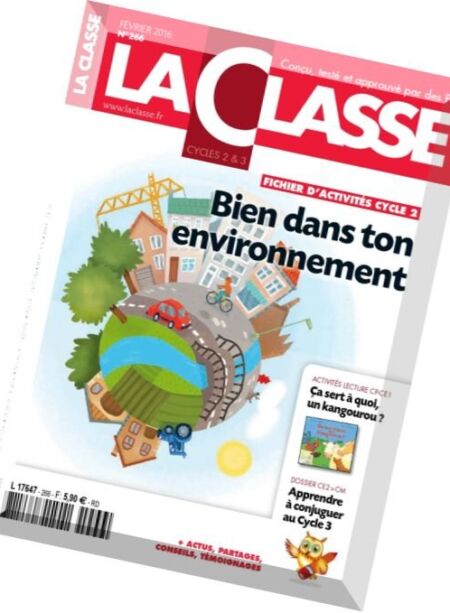 La Classe – Fevrier 2016 Cover