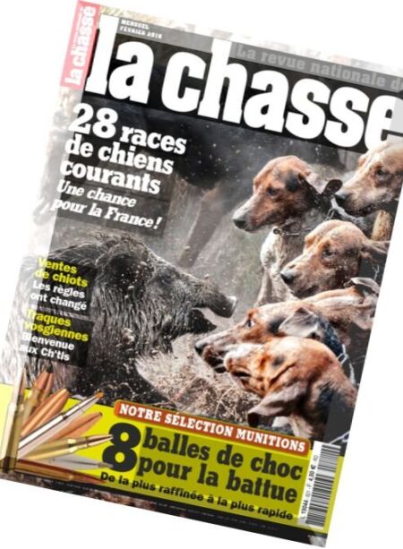 La Revue Nationale de la Chasse – Fevrier 2016 Cover