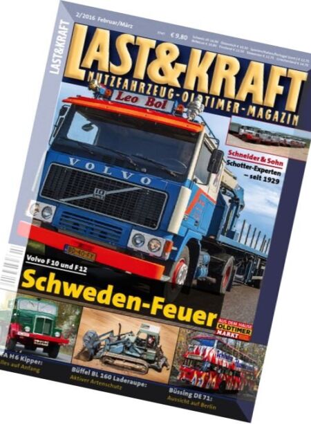 Last und Kraft Nutzfahrzeug Oldtimer – Februar-Marz 2016 Cover