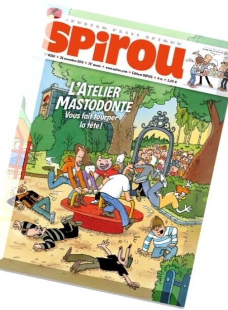 Le Journal de Spirou – 25 novembre au 1 decembre 2015 Cover