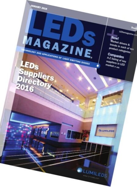 LEDs Magazine – January 2016 Cover