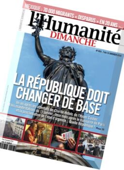 L’Humanite Dimanche – 7 au 13 Janvier 2016