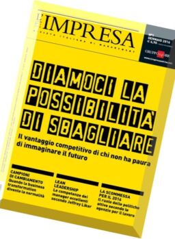 L’impresa – Gennaio 2016