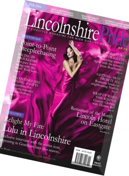 Lincolnshire Pride – February 2016 Cover