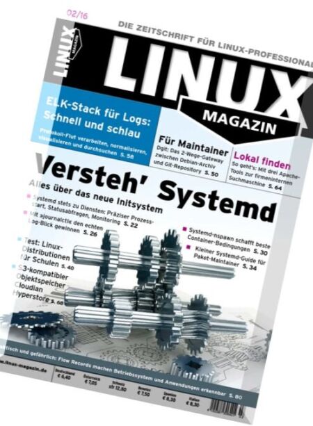 Linux Magazin – Februar 2016 Cover